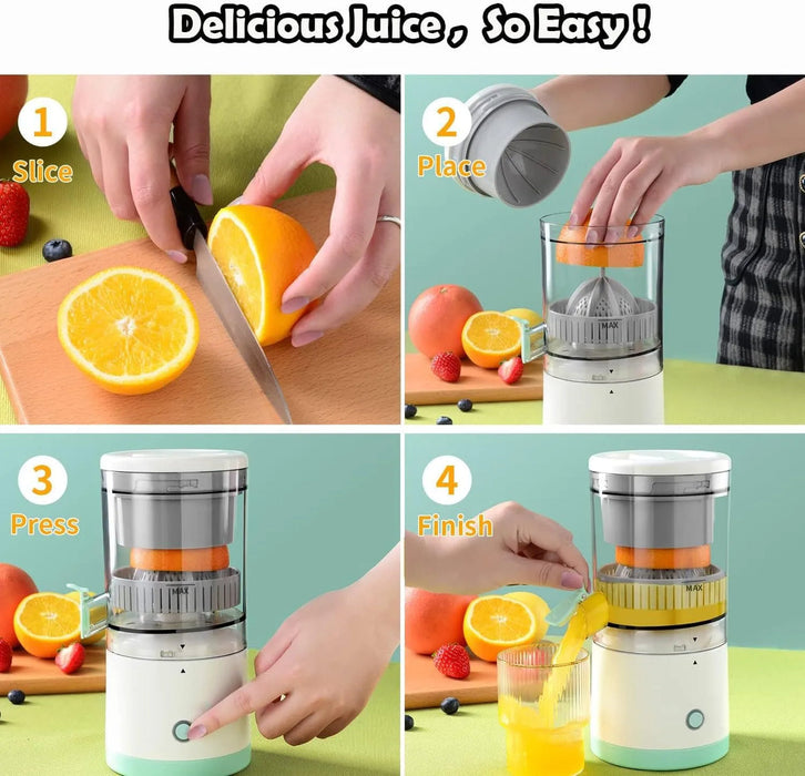 Portable Citrus Juicer,Electric Orange Juice Squeezer.