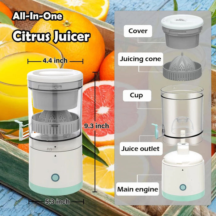 Portable Citrus Juicer,Electric Orange Juice Squeezer.